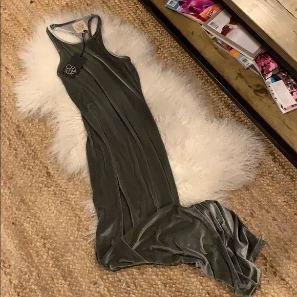 Chaser maxi - silver/gray velvet - Picture 2 of 2